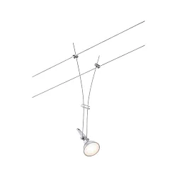 Lampe à corde COMET GU5,3, chromé mat gradable