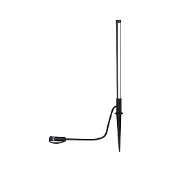 Lampe à broche PLUG&SHINE PIN IP44, anthrazit gradable