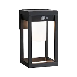 Lampe murale solaire MARISOL angulaire, avec capteur IP44, noir  