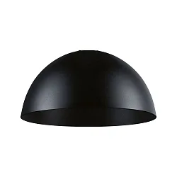 LED system luminaire ULine PENDEL BOL Ø 30CM rigid, half round IP20, black matt dimmable