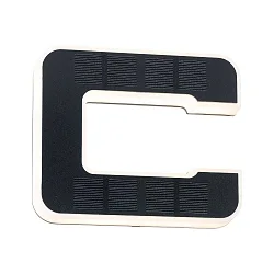 Numéro de maison lumineux IP44, noir  