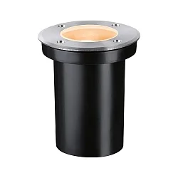 Projecteur encastré GOLD LIGHT Ø 110MM rigide, passable, favorable aux insectes GU10 IP65, acier inoxydable brossé 