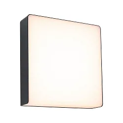 Luminaire mural d’extérieur AZALENA PIR avec capteur IP44, anthrazit, transparent 