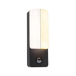 Luminaire mural d’extérieur BONNIE PIR avec capteur, favorable aux insectes, résistant à l'air marin IP44, anthrazit 