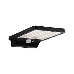 Luminaire mural d’extérieur SOLVEIGH LED avec détecteur de mouvement IP44, noir  