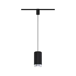 1- Luminaire à suspension monophasé URAIL CORUS E27, noir