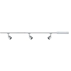 Ensemble de luminaires URAIL COVER lot de 3 GU10, chrome, chromé mat gradable