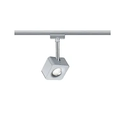 Spot URAIL CUBE LED, chrome, chromé mat