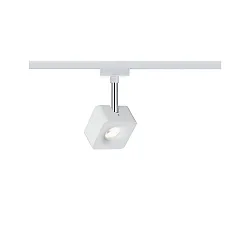 Spot URAIL CUBE LED, chrome, blanche gradable
