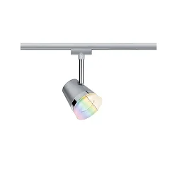 Spot URAIL ZIGBEE CONE RGBW RGBW, contrôlable par ZigBee GU10, chromé mat gradable