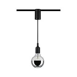 Adaptateur pour luminaire suspendu URAIL PENDULUM ADAPTER court, universal, noir mat
