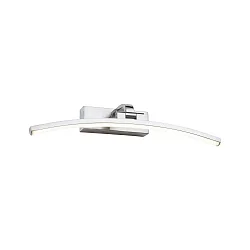 Eclairage de tableau BENTO semi-circulaire, inclinable, médium IP20, nickel brossé 
