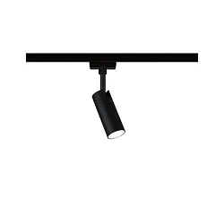 1-phase spot URAIL TUBO LED IP20, black matt dimmable