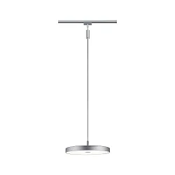 1- Luminaire à suspension monophasé HILDOR URail IP20, chromé mat gradable