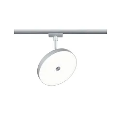1-Projecteur monophasé HILDOR URail IP20, chromé mat gradable