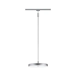 1- Luminaire à suspension monophasé HILDOR URail IP20, chromé mat gradable