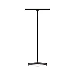 1- Luminaire à suspension monophasé HILDOR URail IP20, noir mat gradable
