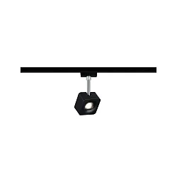 Spot URAIL CUBE LED, chrome, noir mat