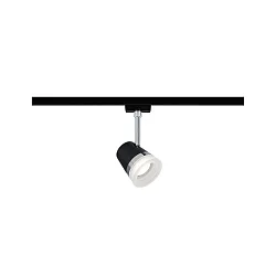 Spot URAIL CONE rotatif, inclinable GU10, chrome, noir mat gradable