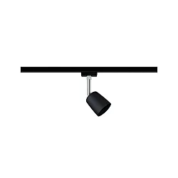 Spot URAIL COVER rotatif, inclinable GU10, chrome, noir mat gradable
