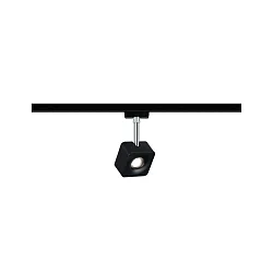Spot URAIL CUBE LED, chrome, noir mat