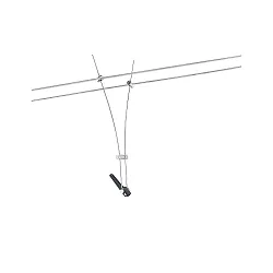 Lampe à corde LIGHT&EASY COMET GU5,3, chrome