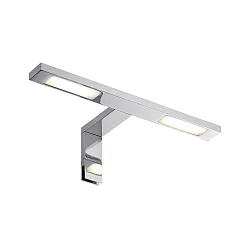 Luminaire de miroir GALERIA DOUBLE HOOK à 2 flammes, angulaire, chrome 