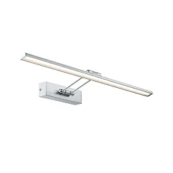 Eclairage de tableau GALERIA BEAM SIXTY LED avec bras articulé, inclinable, nickel brossé 