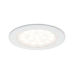 Luminaires pour meuble rond, lot de 2, blanc mat