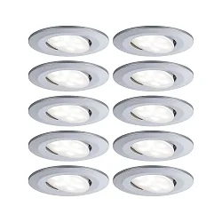 Plafonnier encastré CALLA IP65 pivotant, lot de 10 IP65
