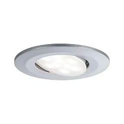 Outdoor LED Recessed spot CALLA IP65 DIM, swivelling, 230V, each 6.5W 4000K 560lm 100°, dimmable, chrome matt