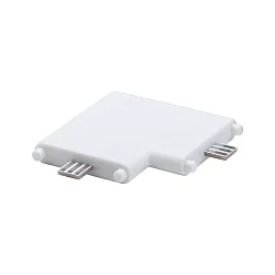 Connecteur d'angle BORDER, blanc mat