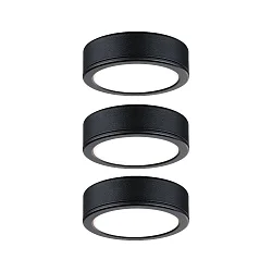 Eclairage sous meuble PUKK LED lot de 3, noir   10,5W 210lm 2700K