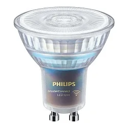 LED reflector lamp MASTERCONNECT LEDSPOT IA PAR16 927 app control PAR16 GU10 5W 345lm 2700K 36° CRI 90 dimmable clear