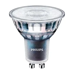 Lampe à réflecteur LED MASTER LEDspot ExpertColor GU10 3,9W 280lm 3000K 36° CRI 97 gradable
