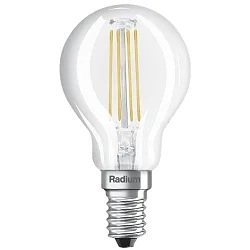 Ampoule à filament forme de gouttes ESSENCE DROP AMBIENTE LUX G45 clair E14 4W 470lm 4000K 300° CRI >80