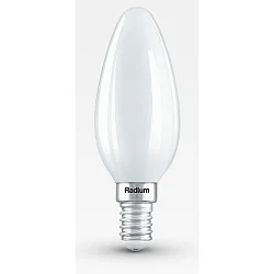Lampe en forme de bougie LED ESSENCE+ C40 HE 827/F/E14 commutable terne 2,2W 470lm 2700K 330° CRI >80 