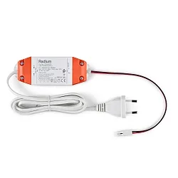 Driver de LED EASY CONNECT 24V DC - 60W EURO PLUG avec prise de courant, courant constant, statique, orange, blanche