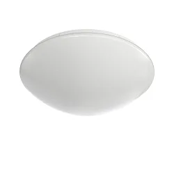 Luminaire de plafond SURFACE ESSENCE 480 CCT CCT Switch, cambré IP54, blanche 