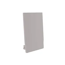end cap PROFILE MEDIUM U, white