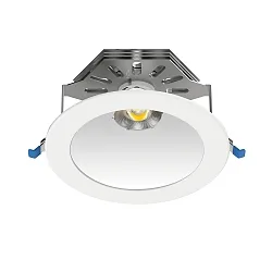 Downlight CHANGY-B TRIZONE - UGR<19 ETM multipower, reculer, avec optique de lentille IP40, blanche 