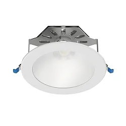Downlight CHANGY-B TRIZONE - UGR<25 ETM multipower, reculer, avec optique de lentille IP54, blanche 