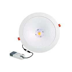 Downlight GLAN XL Ø 320MM Plug&Play rigide, CCT Switch, UGR < 19, multipower IP20, blanche 