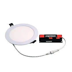 Plafonnier encastré TALAN XS Ø 168MM Plug&Play rigide, CCT Switch, multipower IP44, blanche 