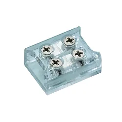 Connecteur direct VARDAFLEX 1CM - SCREW 2 pôles, transparent