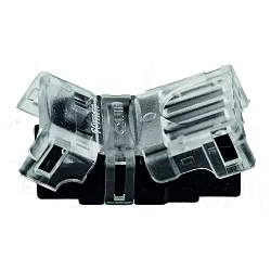 Alimentation VARDAFLEX 1CM - PUSH SPACE 2 pôles, noir, transparent