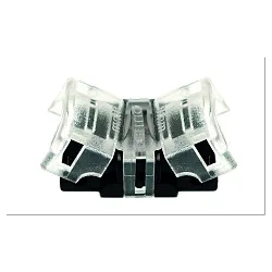 Connecteur direct VARDAFLEX 0.8CM - PUSH 2 pôles, mat, transparent
