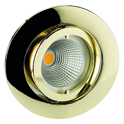 Lumière encastrée MR11 pivotant IP20, scintillant, or
