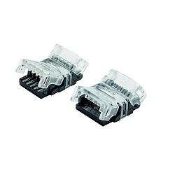 Connecteur VARDAFLEX 1.2CM - PUSH (RU-70500 + RU-70537) lot de 1, 5 pôles, RGBW, noir, transparent