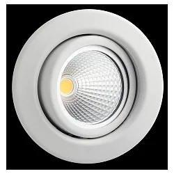 Lumière encastrée MR16 pivotant IP20, scintillant, blanche